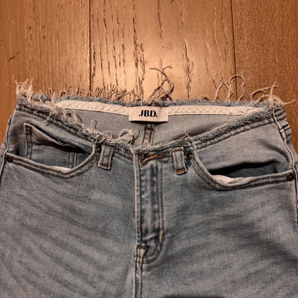 JBD raw hem straight leg jeans - Picture 2 of 3